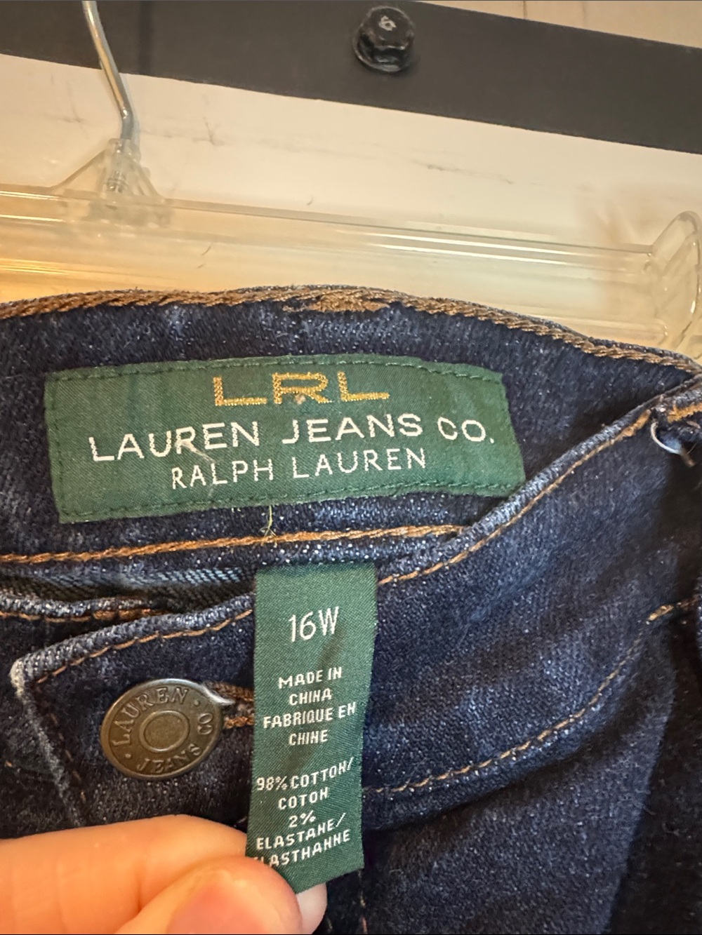 Lauren Ralph Lauren Dark Indigo Bootcut Jeans - Picture 2 of 4